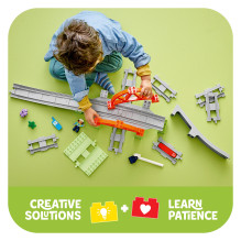 LEGO DUPLO Train Bridge and Tracks Expansion Set