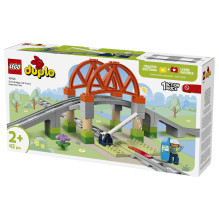 LEGO DUPLO Train Bridge and Tracks Expansion Set