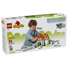 LEGO DUPLO Train Bridge and Tracks Expansion Set
