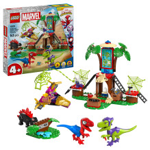 LEGO Spidey ir Gobby raptorių mūšis Tree House būstinėje LEGO Spidey ir Gobby raptorių mūšis Tree House būstinėje