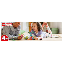 LEGO Spidey ir Gobby raptorių mūšis Tree House būstinėje LEGO Spidey ir Gobby raptorių mūšis Tree House būstinėje