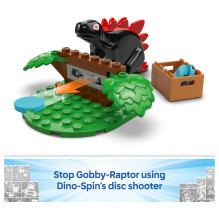 LEGO Spidey ir Gobby raptorių mūšis Tree House būstinėje LEGO Spidey ir Gobby raptorių mūšis Tree House būstinėje