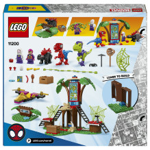 LEGO Spidey ir Gobby raptorių mūšis Tree House būstinėje LEGO Spidey ir Gobby raptorių mūšis Tree House būstinėje