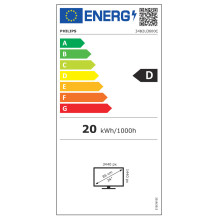 „Philips 3000“ serijos 34B2U3600C / 00 kompiuterio monitorius