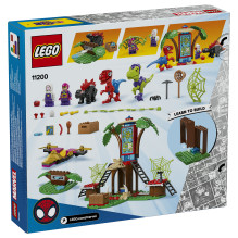 LEGO Spidey ir Gobby raptorių mūšis Tree House būstinėje LEGO Spidey ir Gobby raptorių mūšis Tree House būstinėje