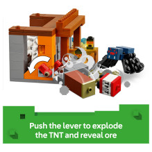 LEGO Minecraft Šarvuočio kasyklos ekspedicija LEGO Minecraft Šarvuočio kasyklos ekspedicija