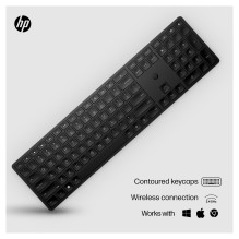 HP 450 BLK programuojama belaidė klaviatūra HP 450 BLK programuojama belaidė klaviatūra