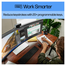 HP 450 BLK Programmable Wireless keyboard