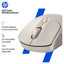 HP 400 tyli klevo spalvos belaidė pelė HP 400 tyli klevo spalvos belaidė pelė