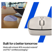 HP 400 tyli klevo spalvos belaidė pelė HP 400 tyli klevo spalvos belaidė pelė