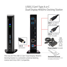CLUB3D CSV-1460 laptop dock / port replicator