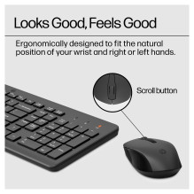HP 300 Wireless Mouse and Combination keyboard