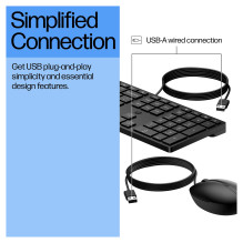 HP Wired Desktop 320MK Mouse and keyboard HP Wired Desktop 320MK Mouse and keyboard