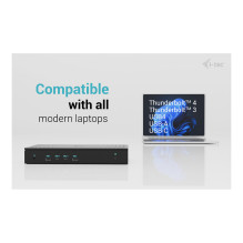 i-tec CA5MONITORDOCKPD laptop dock / port replicator