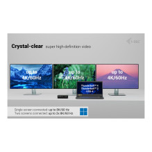 i-tec TB5QUATTRODOCKPD laptop dock / port replicator