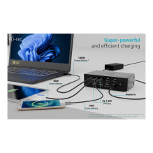 i-tec TB5QUATTRODOCKPD laptop dock / port replicator