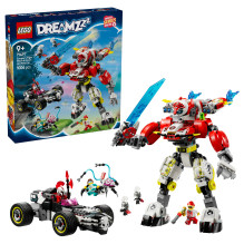 LEGO DREAMZzz Cooper's Tiger Mech Zero's Hot Rod Car LEGO DREAMZzz Cooper's Tiger Mech Zero's Hot Rod Car
