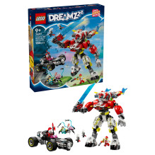 LEGO DREAMZzz Cooperio tigro robotas ir Zero greitasis automobilis LEGO DREAMZzz Cooperio tigro robotas ir Zero greitasis automobilis
