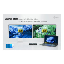 i-tec CAINTGDUAL4KDOCPD laptop dock / port replicator