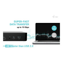 i-tec CAINTGDUAL4KDOCPD laptop dock / port replicator