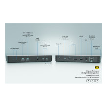 i-tec C31INTGTRI4KDOCPDCH laptop dock / port replicator