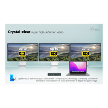 i-tec C31INTGTRI4KDOCPDCH laptop dock / port replicator