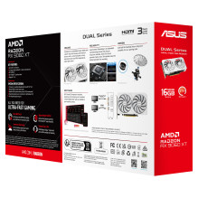 ASUS Dual -RX9060XT-16G-WHITE