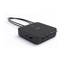 i-tec USB-C DP Dual HDMI Docking Station with Power Delivery 100 W + Universal Charger 100W