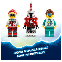 LEGO DREAMZzz Cooper's Tiger Mech Zero's Hot Rod Car LEGO DREAMZzz Cooper's Tiger Mech Zero's Hot Rod Car