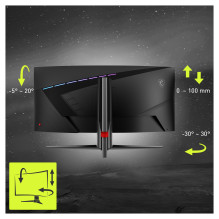 MSI MAG345CQRDE kompiuterio monitorius