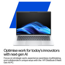 „HP EliteBook 8 G1a“ naujos kartos dirbtinio intelekto kompiuteris