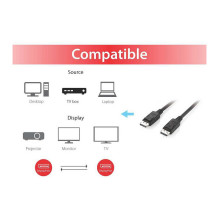 Įrengti 119337 DisplayPort kabelį Įrengti 119337 DisplayPort kabelį