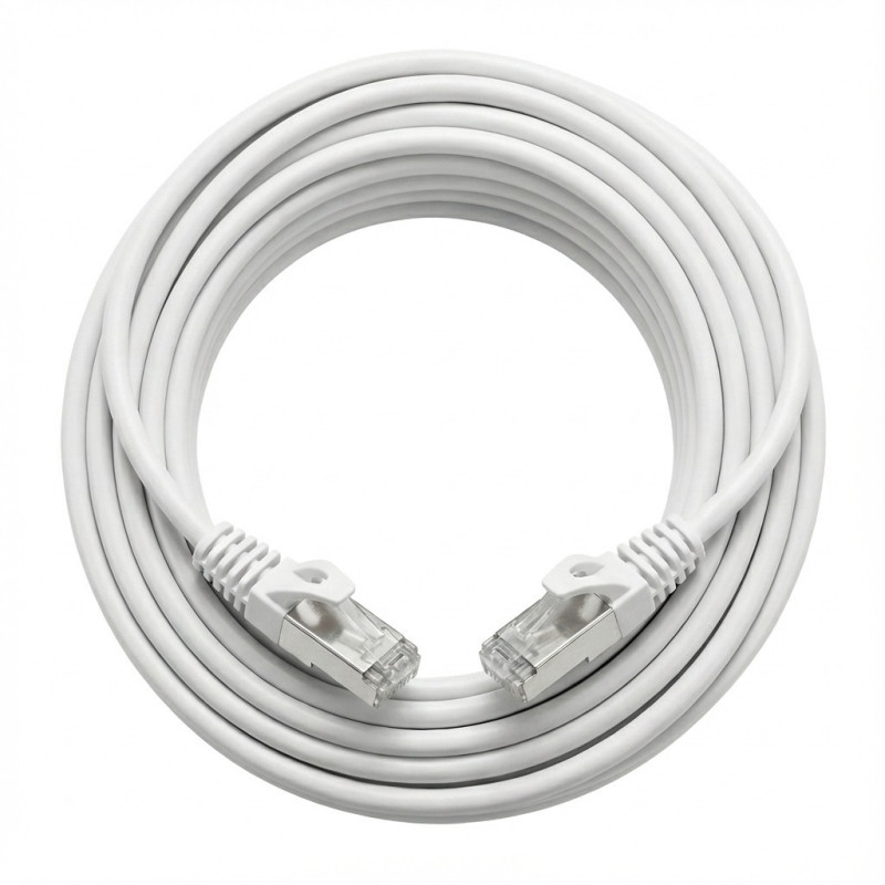 „Sharkoon“ jungiamasis kabelis RJ45 Cat.6 SFTP (baltas, 20 metrų)
