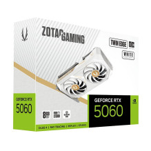 „Zotac GAMING GeForce RTX 5060 Twin Edge OC“ baltoji versija „Zotac GAMING GeForce RTX 5060 Twin Edge OC“ baltoji versija