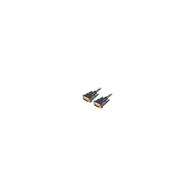 Sharkoon DVI-D / DVI-D (24+1), 1 m DVI cable