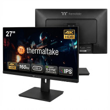 68,6 cm / 27 colių „Thermaltake TPM-I27FUK“ 4K IPS 160 Hz USB-C žaidimų monitorius, juodas 68,6 cm / 27 colių „Thermaltake TPM-I27FUK“ 4K IPS 160 Hz USB-C žaidimų monitorius, juodas