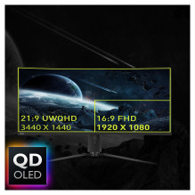 MSI MAG 341CQPDE QD-OLED computer monitor