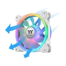 „Thermaltake SWAFAN 12 RGB“ radiatoriaus ventiliatorius, TT, Premium Edition, baltas