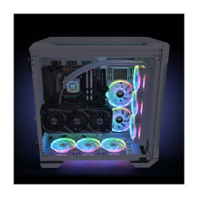„Thermaltake SWAFAN 12 RGB“ radiatoriaus ventiliatorius, TT, Premium Edition, baltas