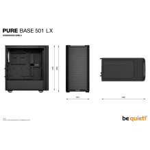 be quiet! Pure Base 501 LX Black