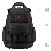 Wenger / SwissGear Wenger Advanced 16 Tool Backback black backpack Wenger / SwissGear Wenger Advanced 16 Tool Backback black backpack