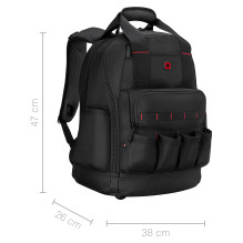 „Wenger“ / „SwissGear“ „Wenger Advanced 16 Tool Backback“ juoda kuprinė „Wenger“ / „SwissGear“ „Wenger Advanced 16 Tool Backback“ juoda kuprinė