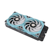 „Thermaltake Toughfan 12 Turquoise“ didelio statinio slėgio radiatoriaus ventiliatorius