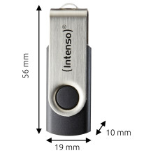 Intenso USB 32GB OFFICE LINE 3.2 Gen1 Silver-Black USB flash drive