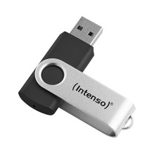 „Intenso USB 32GB OFFICE LINE 3.2 Gen1“ sidabro ir juodos spalvos USB atmintinė „Intenso USB 32GB OFFICE LINE 3.2 Gen1“ sidabro ir juodos spalvos USB atmintinė