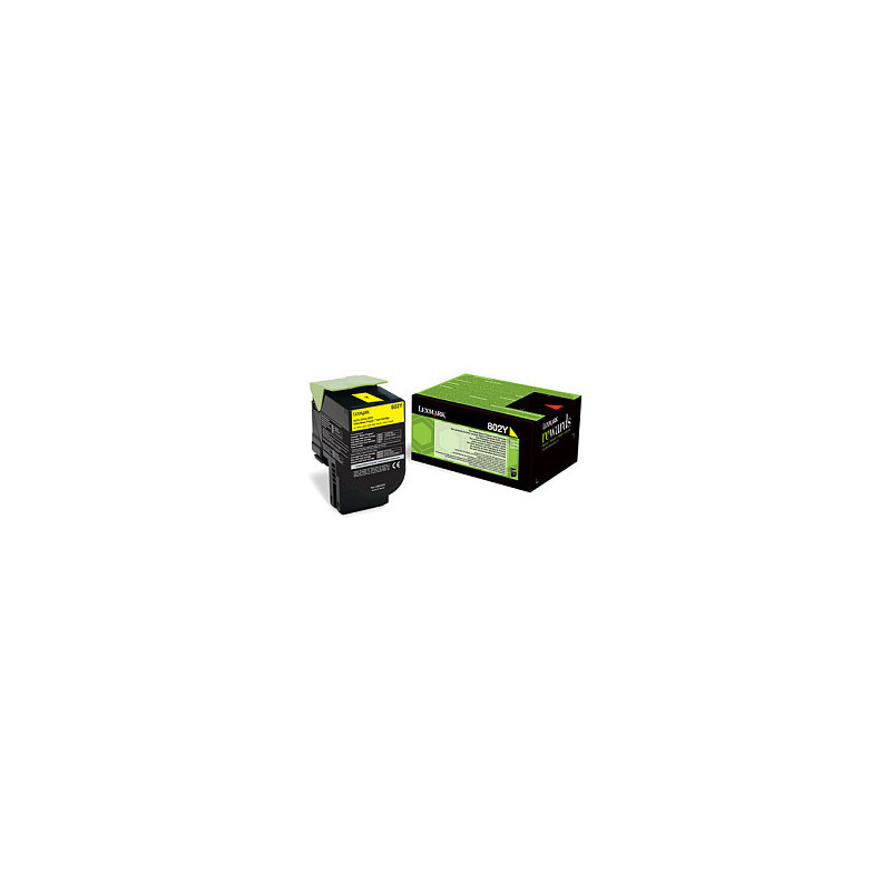 Lexmark 802Y toner cartridge