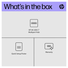 HP 4K USB-C Multiport Hub HP 4K USB-C Multiport Hub