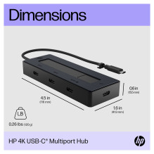 HP 4K USB-C Multiport Hub HP 4K USB-C Multiport Hub