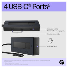 HP 4K USB-C kelių prievadų šakotuvas HP 4K USB-C kelių prievadų šakotuvas