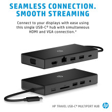 HP kelioninis USB-C kelių prievadų šakotuvas
